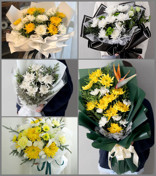 江苏泰州泰兴市滨江镇卢碾村白事花束代送